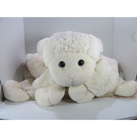 Bearington Collection Other - Baby Bearington Lamb White Security Safety Baby Plush Blanket large size 28"x19"